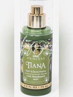 Bath & Body Works Tiana Fine Fragrance Mist - Green with Gold Accents Princess